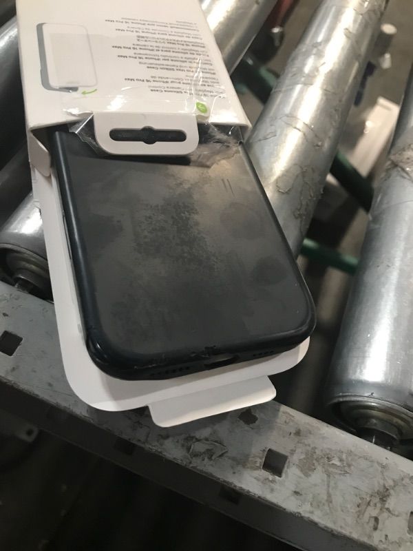 View 3 of *MINOR DAMAGE*Apple iPhone 16 Pro Max Silicone Case with MagSafe and Camera Control: Lightweight Phone Case, Wireless Charging Compatible, Smooth Matte Finish, Black