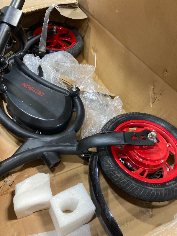 Photo 1 of ***PARTS ONLY ***
Jetson Bolt Pro Adult Electric Bike, Pedal Assist up to 30 Miles, Foldable, Built-in Carrying Handle, Lightweight Frame, LED Headlight, Dual Disc Brakes, Twist Throttle & Cruise Control, Ages 12+