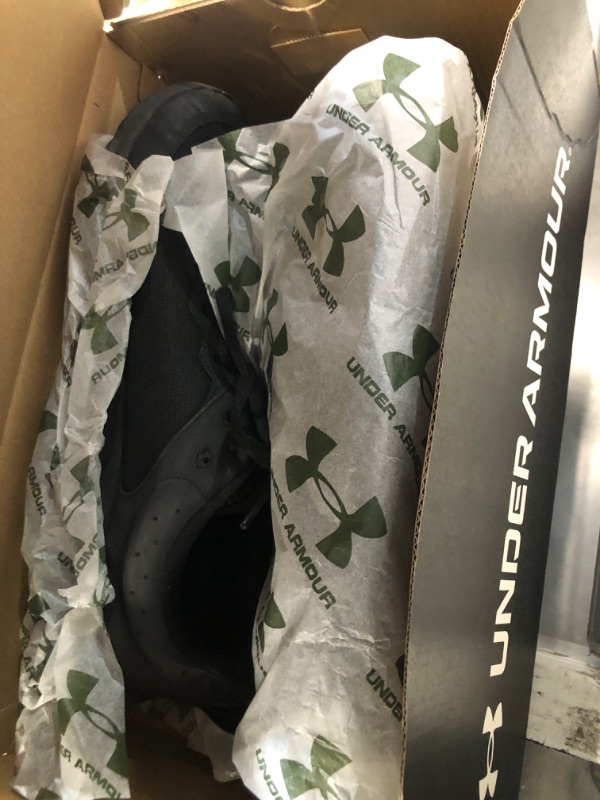 Photo 1 of ** damage** see pictures**Under Armour Men's Charged Assert 10 Running Shoes - Black, Size 14