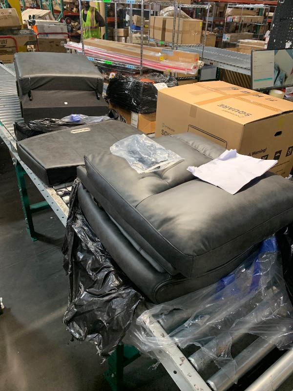 View 2 of ***STOCK PHOTO FOR REFERENCE ONLY***
POWER LIFT CHAIR  - DARK GREY LEATHER