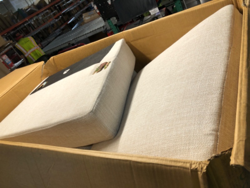 View 2 of ***PARTIAL SET - PRICE ADJUSTED*** HONBAY Modular Sectional Sleeper Sofa with Pull Out Bed, L Shaped Couch with Storage Seat, Convertible Sectional Couches for Living Room, Beige