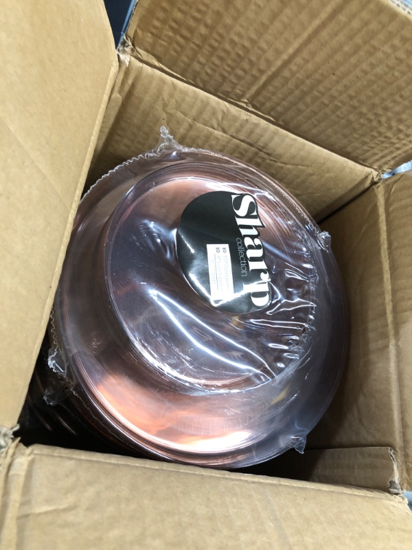 View 1 of ** DISC. FOR REFERENCE. ONLY ITEM IS CLEAR PLASTIC PLATES REFER TO PICTURES.**
Bluesky Trading Icicles Plates Combo 7"+10" Case of 96