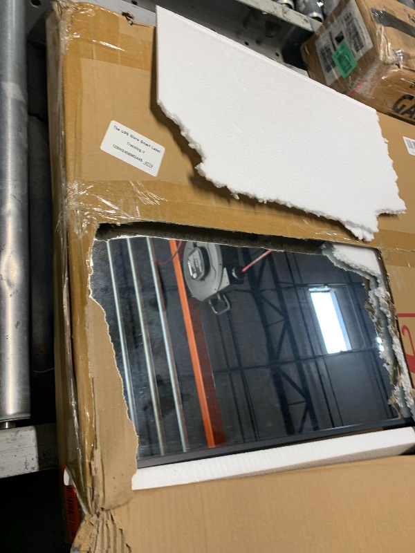 Photo 1 of *** DAMAGED - SCRATCHES ON MIRROR ***
LAWADA Arched Mirror, 2-Pack 30"x20", Black
