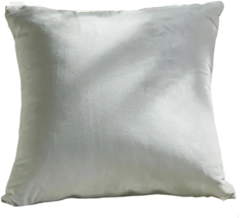 Photo 1 of ***STOCK PHOTO FOR REFERENCE ONLY***Chenille Pillow Covers Gray Cushion Cover Soft Velvet Skin-Friendly Pillowcase Living Room Decoration Modern Sofa Throw(No.8,50x50cm) (2)