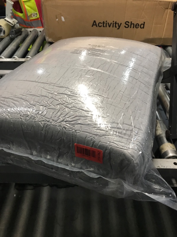 View 2 of ***STOCK PHOTO FOR REFERENCE ONLY***Nelaukoko Mattress Topper Twin XL - 3 inch Gel Infused Memory Foam XL Twin Mattress Toppers with Washable Cover,Bed Toppers for College Dorm,Gray