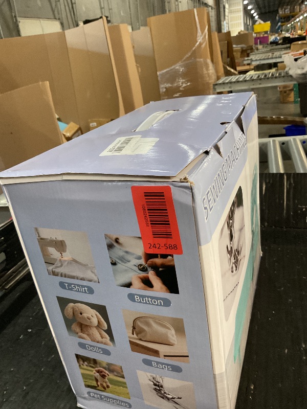 Photo 1 of ***MISSING PARTS***Sewing Machine for Beginners with Extension Table, Mini Sewing Machine Kit