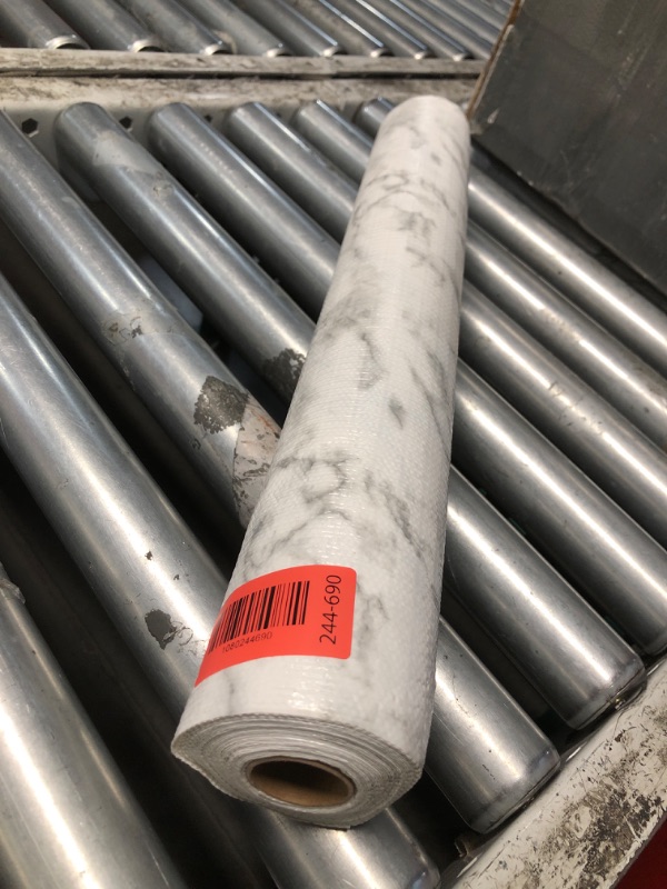 View 2 of ***MINOR DAMAGE***Cabinet Liners for Shelves Waterproof 20 Inch Wide X 20 Ft Non Adhesive Drawer Liners Marble Printed Non Slip Washable Shelf Liners for Kitchen Refrigerator Cupboard Pantry Bathroom