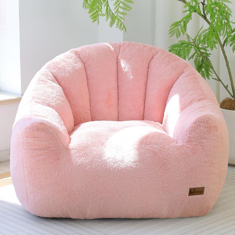 Photo 1 of ***STOCK PHOTO FOR REFERENCE ONLY***MAXYOYO Kids Bean Bag Chair, Bean Bag Couch with Handle, Comfy Toddler Chair for Boys and Girls, Accent Sofa with Pocket for Gaming Reading Relaxing, Navy