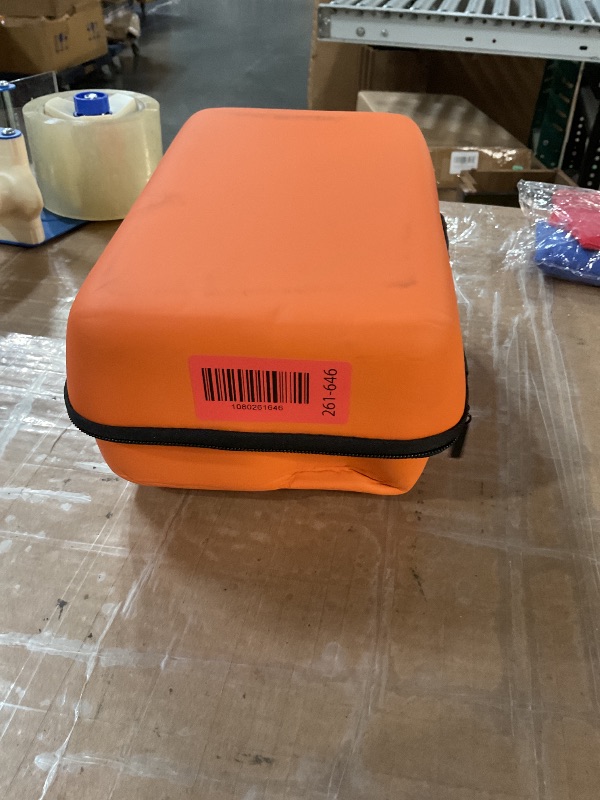 Photo 1 of ***LIKE NEW/OPEN BOX***
Hand Held Sewing Machine for Adults & Beginners, with Orange Leather Storage Case and 112 PCS Sewing Kit, Portable Mini Hand Sewing Machine, Assorted Needles, Threads, Heavy Duty Scissors