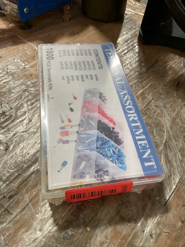 Photo 1 of ***STOCK IMAGE FOR REFERENCE***
Qibaok 1500pcs Wire Connectors - Insulated Electrical Wire Terminals