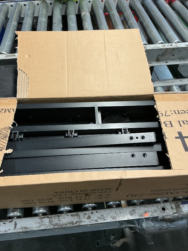Photo 1 of ***MISSING PARTS***Pemberly Row Queen Metal Bed Frame, 15.74 in Height, 61.1 in Width, 80 in Depth, Durable Metal Construction, Platform Design, No Box Spring Needed, 15 in Underbed Storage, Minimal Assembly