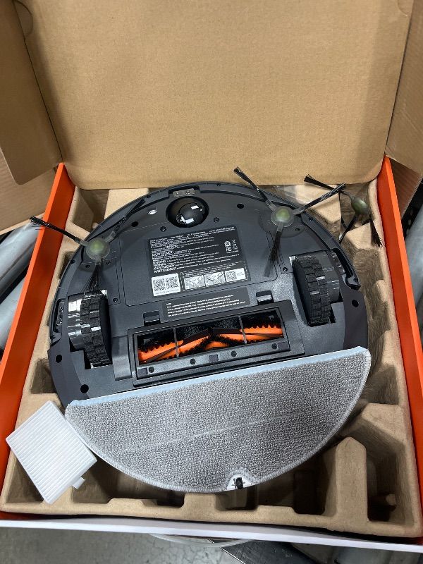 Photo 1 of ***NONFUNCTIONAL DOESNT CHARGE***
SHELIKI Robotic Vacuums Cleaner with LiDAR Navigation Strong Suction for Home Pet Hair Hard Floor Carpet