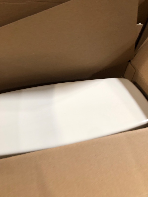 Photo 1 of **TANK ONLY* TOTO Drake Transitional Two-Piece Elongated 1.28 GPF Universal Height TORNADO FLUSH Toilet with CEFIONTECT, Cotton White - CST786CEFG#01