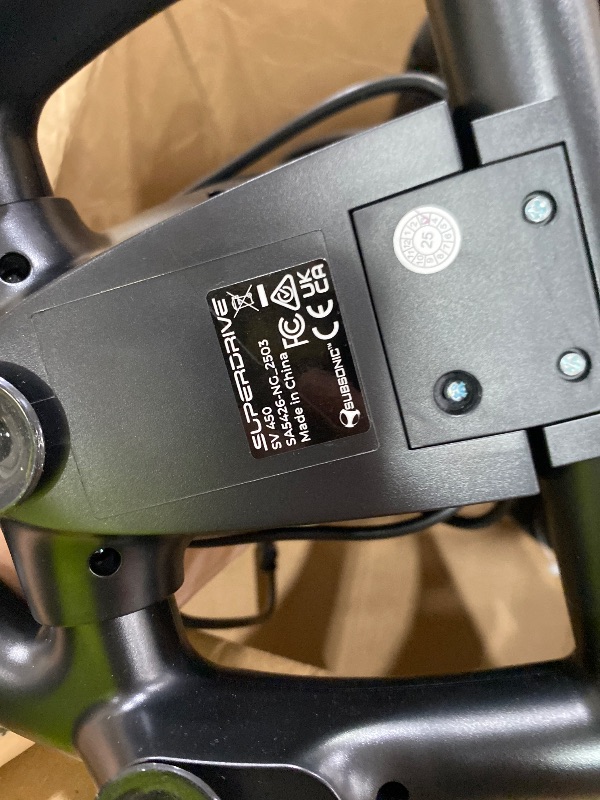 Photo 1 of **MISSING PEDALS** SUBSONIC - Superdrive SV450 Racing Wheel Switch 2/Switch PS4 PC Xbox Series