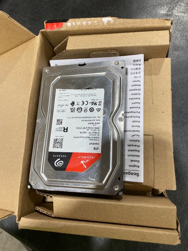 Photo 1 of Seagate IronWolf 4TB NAS Internal Hard Drive