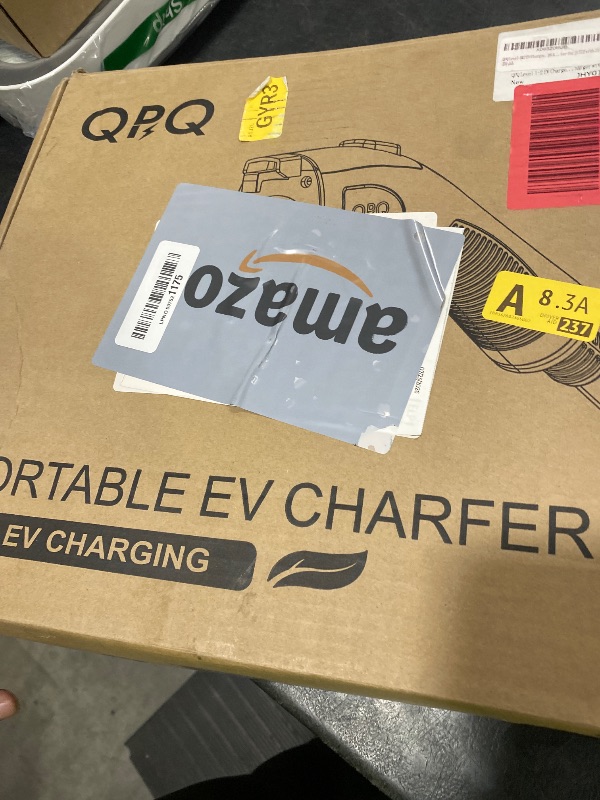 View 2 of QPQ 16A EV Charger, 110-240V, J1772, 21 ft