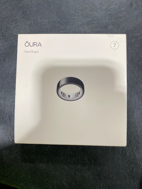 Photo 1 of OURA Ring 4 Smart Ring - Black - Size 7