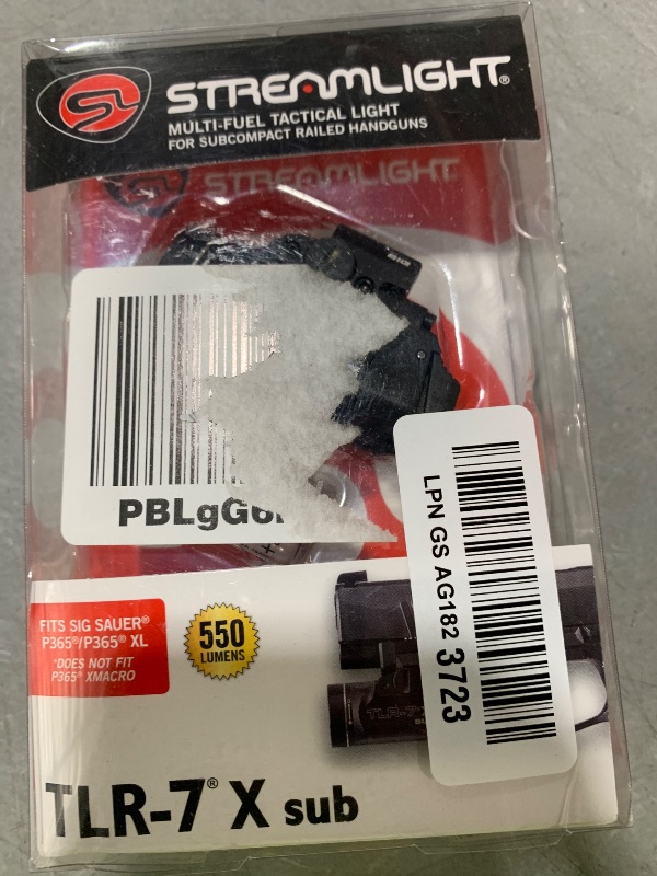 Photo 1 of Streamlight TLR-7 X Sub Gun Light Black