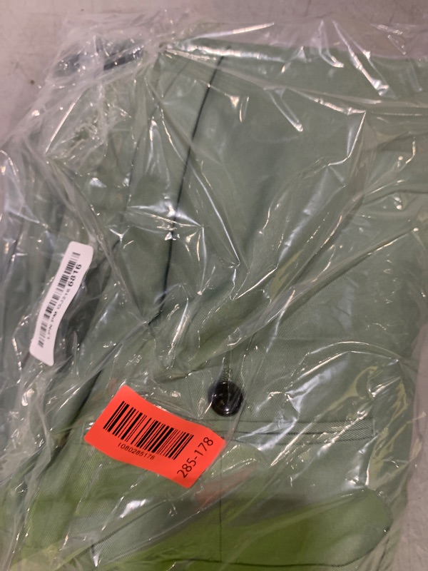 Photo 1 of ZKHOECR Men's Light Green Linen Suit Set - 3 Piece, XL