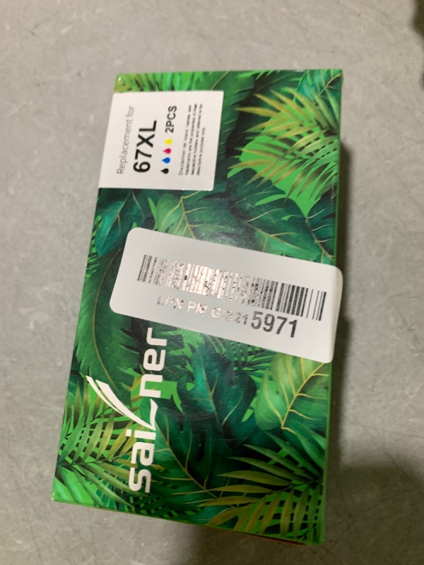 Photo 1 of SAILNER 67XL Ink Cartridges Black/Color Combo Pack