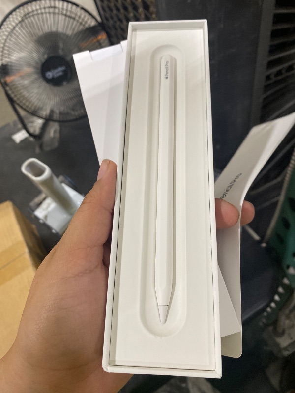 Photo 1 of Apple Pencil Pro: Latest Model - Device Compatibility Check Required - Pixel-Perfect Precision, Tilt and Pressure Sensitivity, Perfect for Note-Taking, Drawing, and Art. Charges and Pairs Magnetically