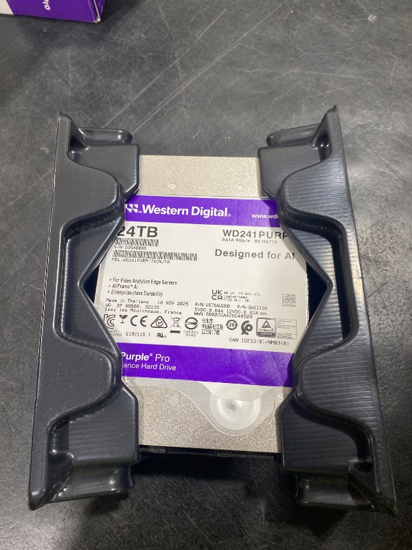 Photo 1 of Western Digital 24TB WD Purple Pro Surveillance HDD