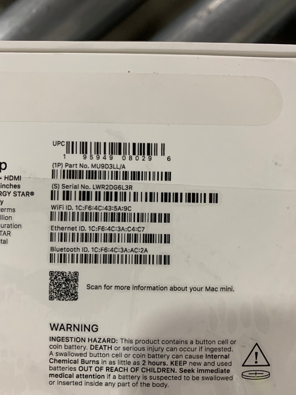 Photo 1 of Apple 2024 Mac mini Desktop Computer with M4 chip with 10?core CPU and 10?core GPU: Built for Apple Intelligence, 16GB Unified Memory, 256GB SSD Storage, Gigabit Ethernet. Works with iPhone/iPad