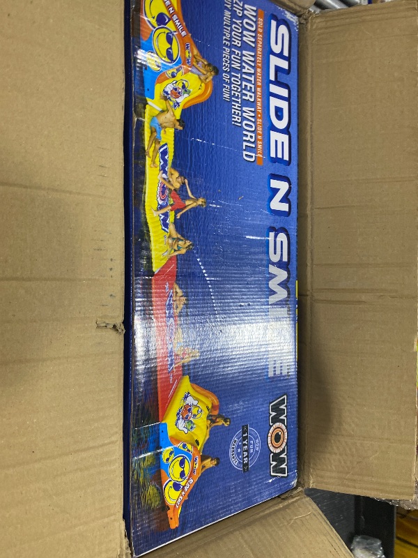 Photo 1 of WOW Sports Giant Inflatable Floating Water Slide - 9 ft, 2-Lane