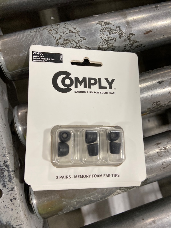 Photo 1 of Comply 500 Core Series Memory Foam Ear Tips, Black