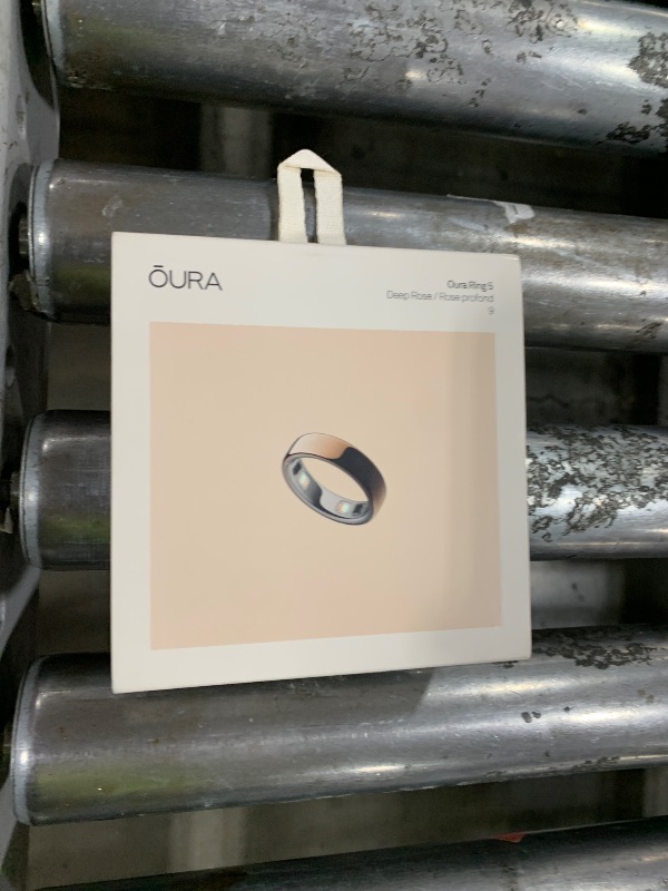 Photo 1 of Oura Ring 5 - Deep Rose - Size 9 - Smart Ring Health Tracker - Sleep, Activity, Women's Health, AI Advisor, 1 Week Battery Life, Oura App, Android & iOS Compatible
