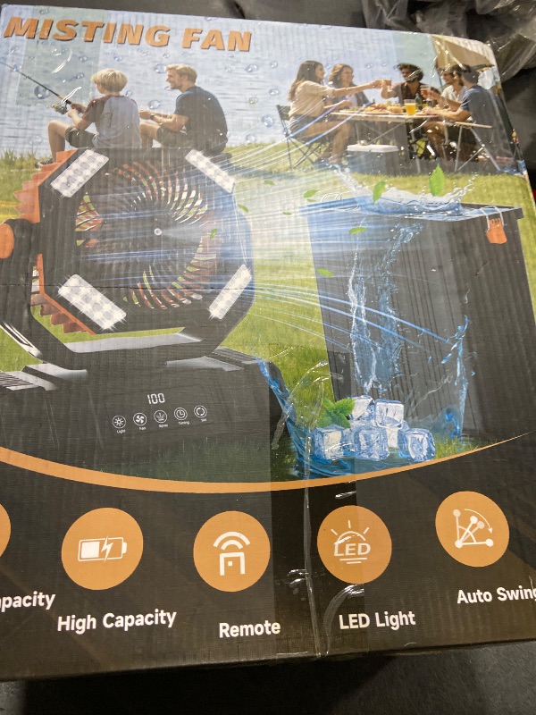 Photo 1 of Etholzon 40000mAh Battery Powered Misting Fan