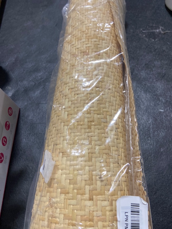 Photo 1 of Wesiti 16"X 59" Natural Rattan Cane Webbing Roll Cane Webbing, V Shape