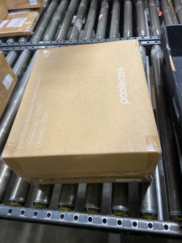 Photo 1 of Poolease Cordless Pool Vacuum Robot with Dual high-Powerful Motors Provide Strong Suction, Self-Parking, 100 Min Runtime, Robotic Pool Cleaner for Above/In-ground Flat Pool up to 960 Sq.ft