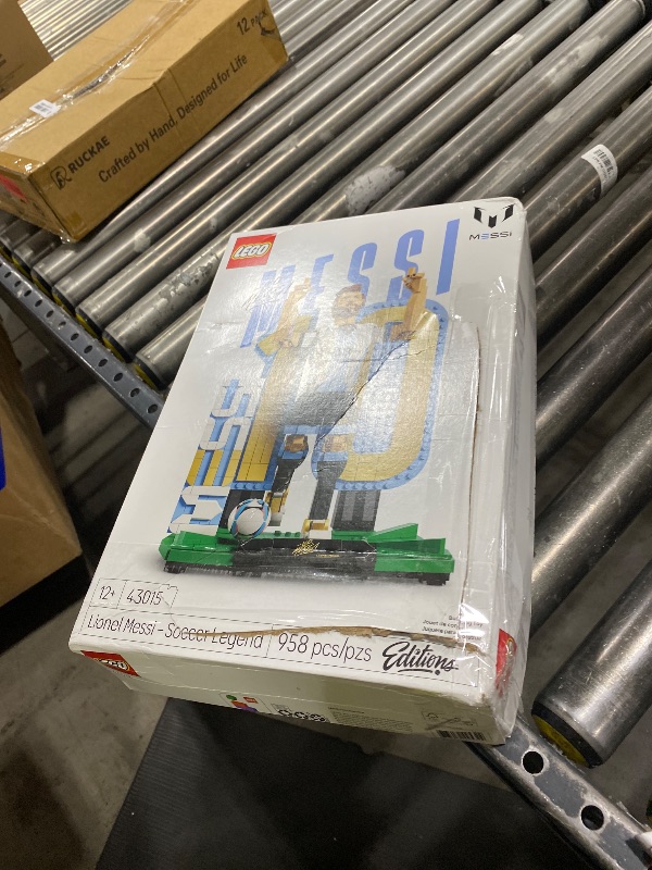 Photo 1 of LEGO Editions Lionel Messi – Soccer Legend - Building Set for Boys & Girls, Ages 12+ - Collectible Soccer Gift with Plaque - Kids Bedroom or Shelf Decor - 43015