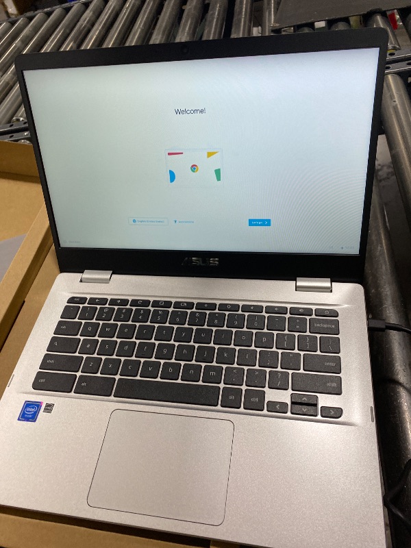 Photo 1 of Asus Chromebook C423NA, 14" HD Nano-Edge Display, Intel Processor N3350, 4GB DDR4, 64GB eMMC, Chrome OS