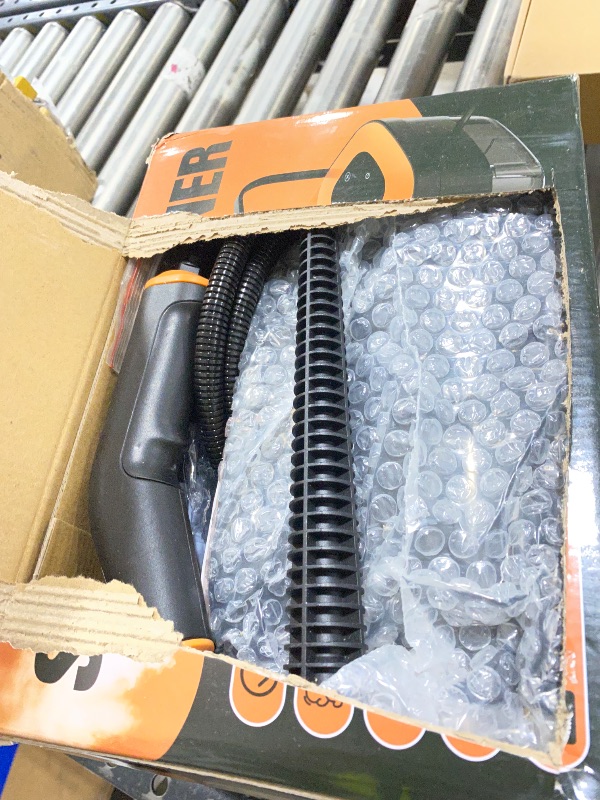 Photo 1 of Steam Cleaner, Portable Steamer for Cleaning with 16pcs Accessories, 6-Level Adjustable and 15s Heat-Up, Handheld Steam Cleaner for Home, Tile, Dirt, Grout, Grease, Car Detailing