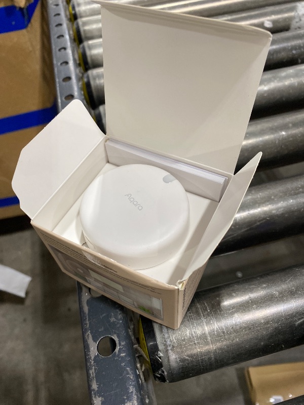 Photo 1 of Aqara Presence Sensor FP2, mmWave Radar Wired Smart Motion Sensor, Zone Positioning, Multi-Person & Fall Detection, Supports HomeKit, Alexa, Google Home, and Home Assistant, 2.4 GHz Wi-Fi Required