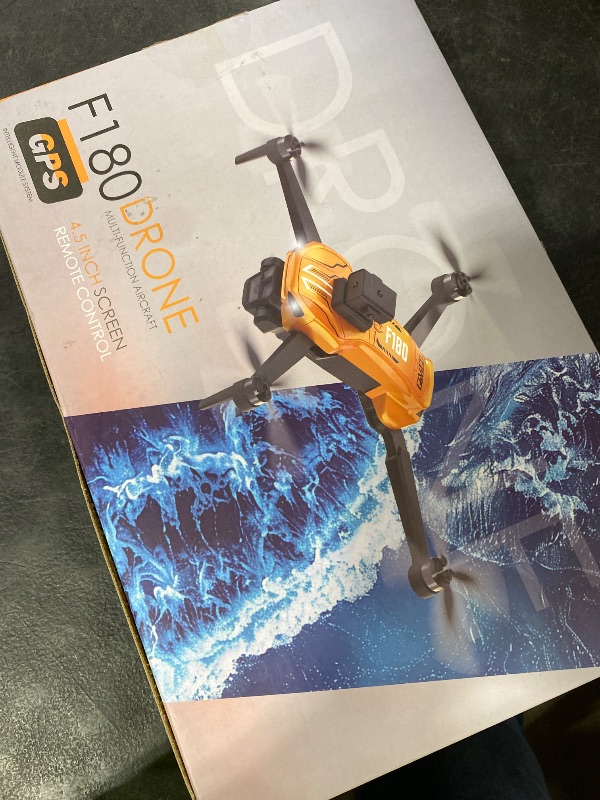 Photo 1 of GPS Drone with 4K Camera for Adults, 4.5" Remote Control Screen, Auto Return, Auto Obstacle Avoidance, 22 Min Flight, Foldable FPV RC Quadcopter with Follow Me, Waypoint Fly, Gift for Beginners