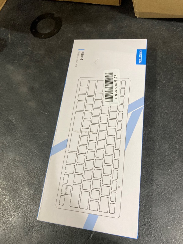 Photo 1 of OMOTON Ultra-Slim Wireless Keyboard for Mac, Stable Bluetooth Connection, Ergonomic Tilt Angel, Auto Sleep Energy Saving & Portable for Business Trip & Travel, Compatible with MacOS 10.10+, Purple