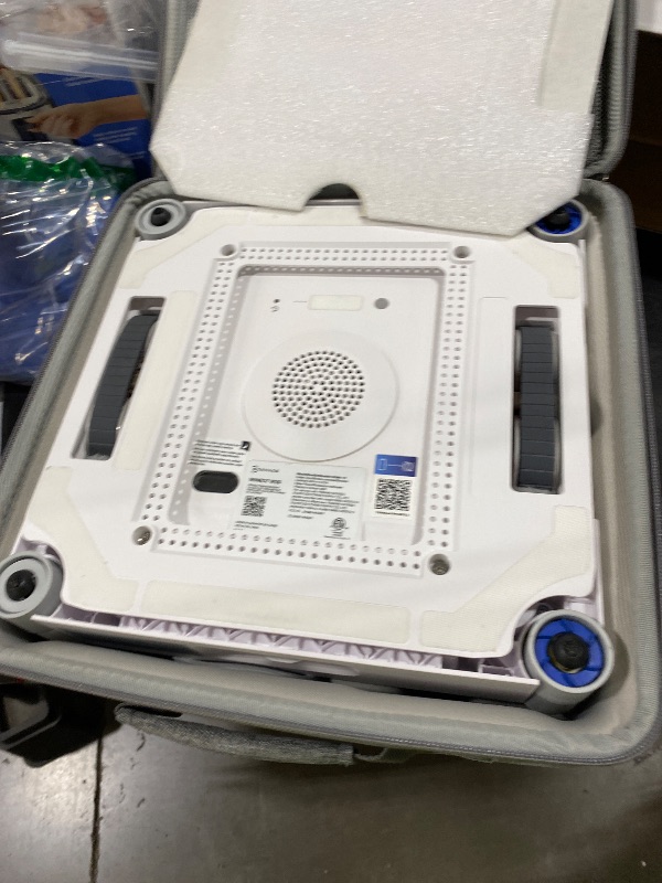Photo 1 of ECOVACS WINBOT W2S Window Cleaning Robot, Intelligent Edge-to-Edge Cleaning with TruEdge Scrubbers, 3 Water Nozzles, 10-Level Safety System, Win-SLAM 4.0 Route Planning, Even Climbing System