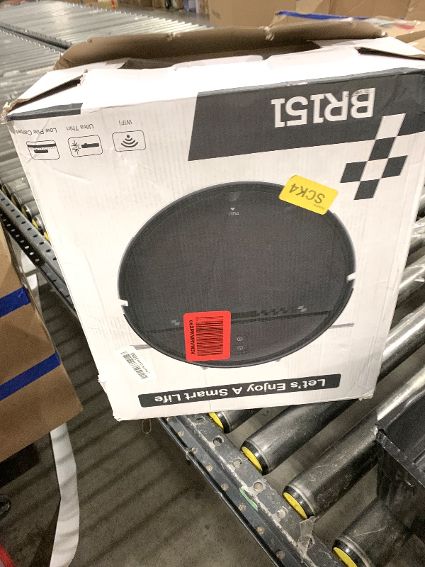 Photo 1 of ZC WAS Robot Vacuum and Mop, 2300Pa, 2.87" Slim, App/Voice Control, Gray