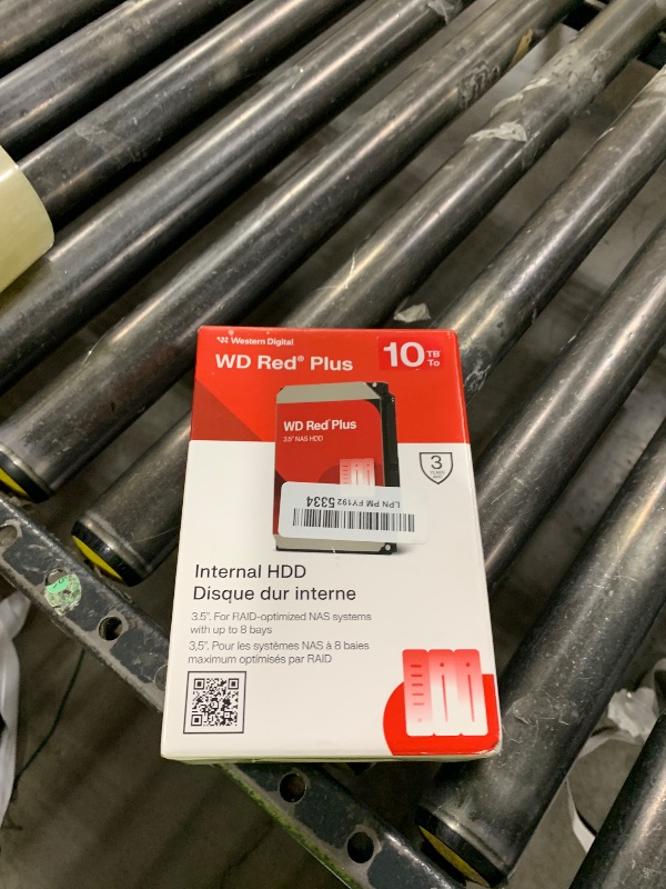 Photo 1 of Western Digital 10TB WD Red Plus NAS Internal Hard Drive