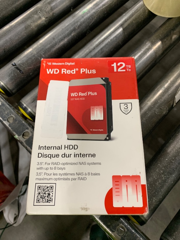 Photo 1 of Western Digital 12TB WD Red Plus NAS Internal Hard Drive HDD