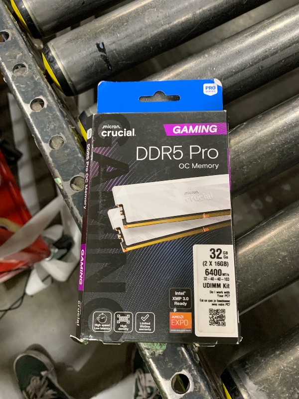 Photo 1 of Crucial Pro DDR5 RAM 32GB Kit (2x16GB) 6400MHz CL32