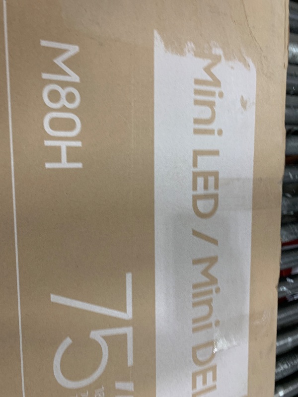 Photo 1 of (broken, parts only) Samsung 75" QLED 4K Smart TV (2026)