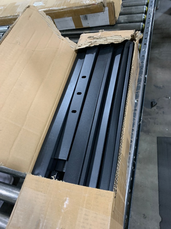 Photo 1 of EMODA Queen Bed Frame - Black, Heavy Duty Tall Storage