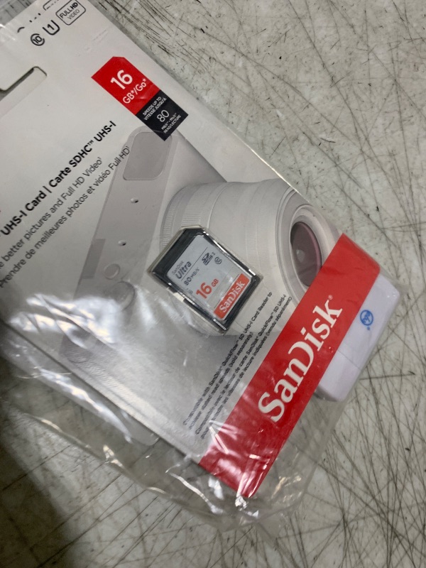 Photo 1 of SanDisk 16GB Ultra SD Card 2-Pack with Card Reader