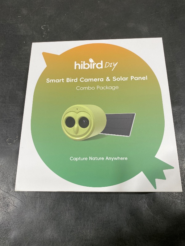Photo 1 of Hibird 4K HD Smart Bird Feeder Camera Solar Powered, 2.4G/5G Dual WiFi Wireless Outdoor, 6X Slow Motion Auto Bird Video Capture, Instant Notifications, AI Identify 10000+ Species for Everyone