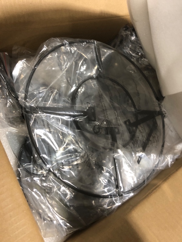 Photo 1 of 20in Caged Industrial Ceiling Fans with Lights, Low Profile Light Fan