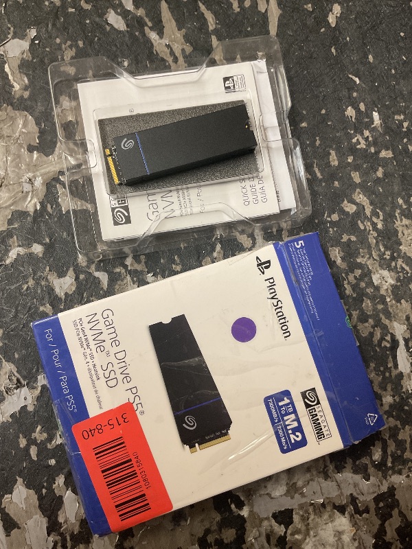 Photo 1 of Seagate Game Drive PS5 NVMe SSD 1TB